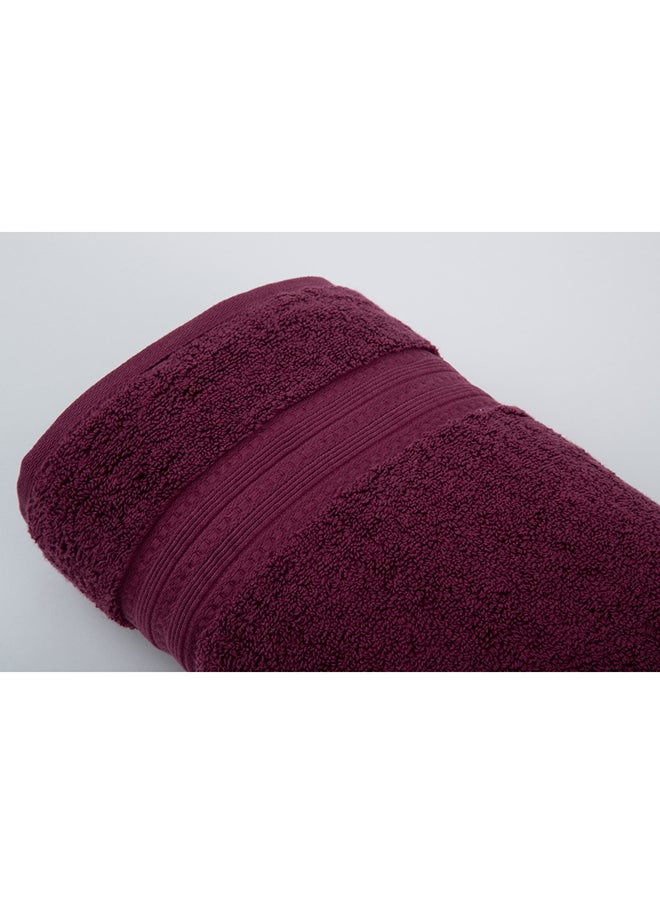 White Rose MAJESTY TOWELS - 700 GSM - 100% Cotton Terry -Bath Sheet 80x160 cm-Premium Touch-Quick Dry - Super Absorbent-Purple  - Image 3
