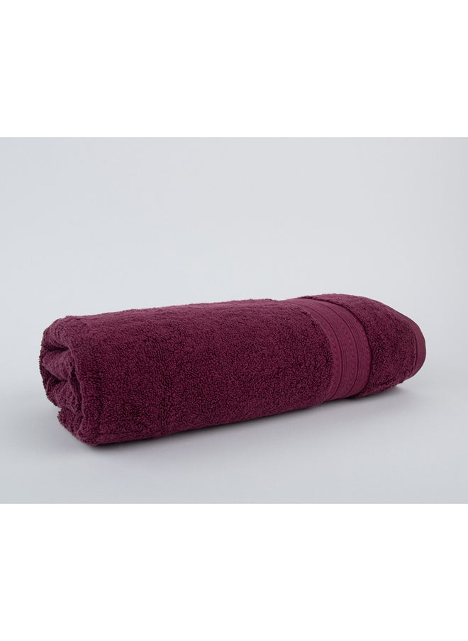 White Rose MAJESTY TOWELS - 700 GSM - 100% Cotton Terry -Bath Sheet 80x160 cm-Premium Touch-Quick Dry - Super Absorbent-Purple  - Image 2