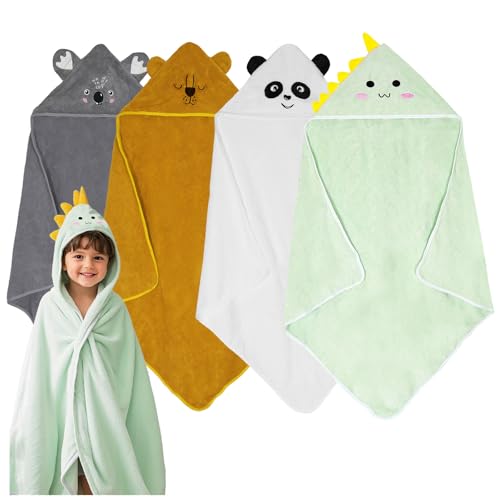 xpertwarm Hooded Baby Towels 4 Pack Newborn Bath Towels Toddler Towel Baby Towel with Hood