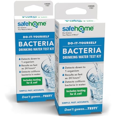 Safe Home® DIY Bacteria in Water Test Kit – Results as Fast as 24 Hours – Detects 50 Different Species of Coliform Bacteria – EPA Lab Certified – Made in the USA – (2 Pack) - Image 1