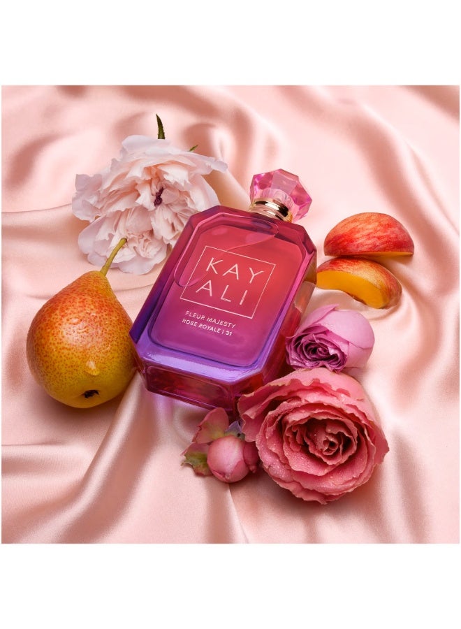 KAYALI Fleur Majesty Rose Royale | 31 Eau de Parfum – Warm Floral Perfume | 100ml - Image 2