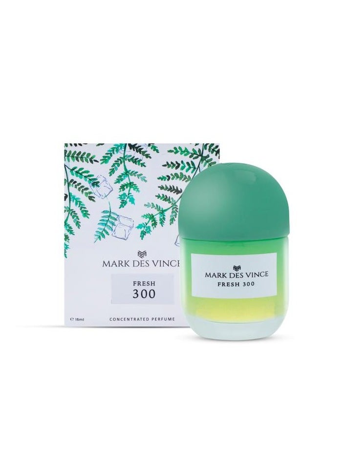 MARK DES VINCE - Mark Des Vince Fresh 300 Concentrated Perfume 15ML - Image 1