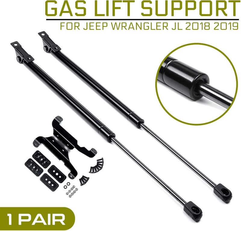 Wivplex Hood Lift Struts for Jeep Wrangler JL 2018-2019 - Image 5