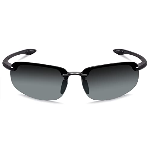 JULI Eyewear JULI Sports Sunglasses for Men Women Tr90 Rimless Frame for Running Fishing Baseball Driving MJ8001 - Image 3