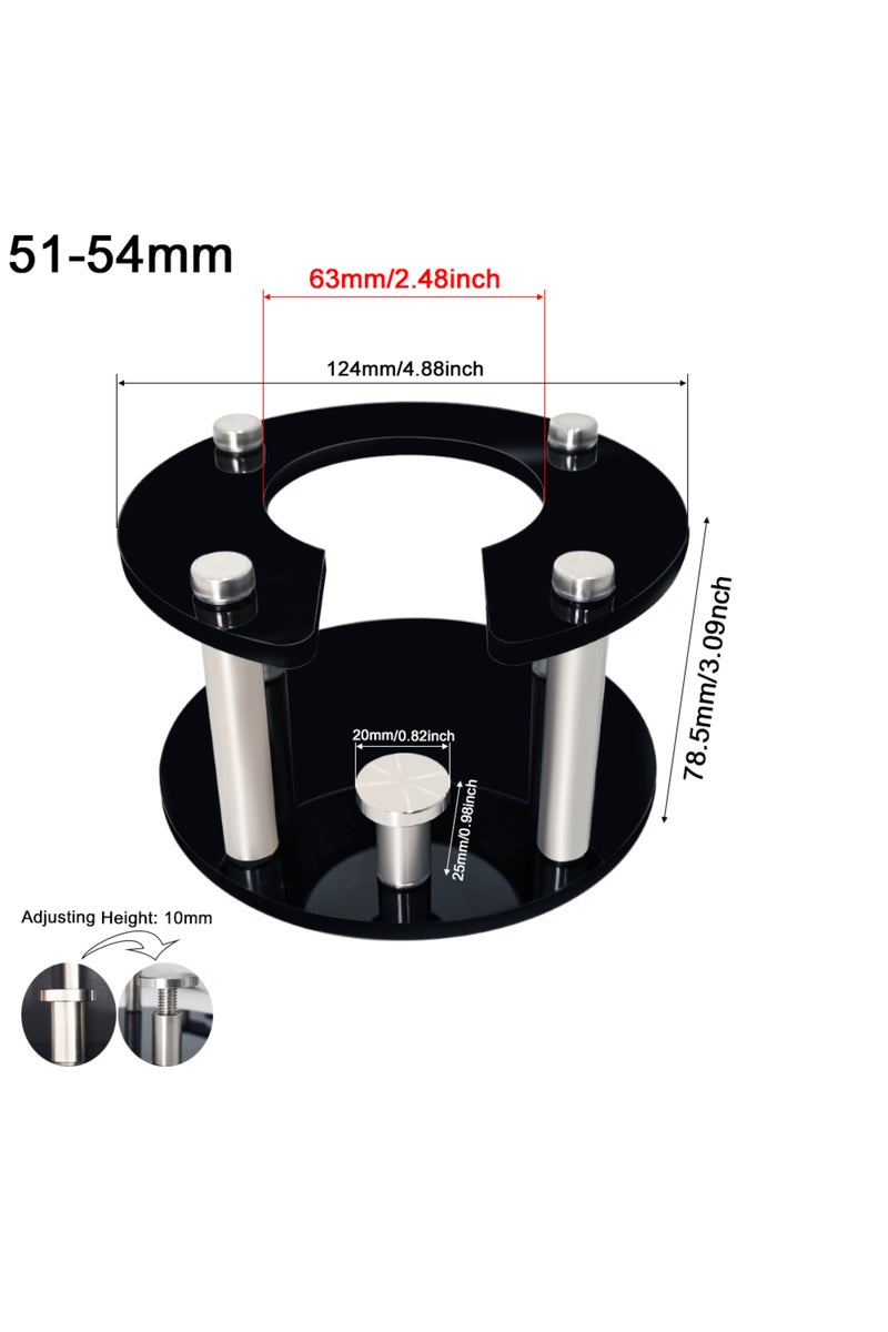51-54mm Holder 51/54/58mm Coffee Portafilter Holder,Espresso Tamper Stand, Espresso Holder Fits 51/5