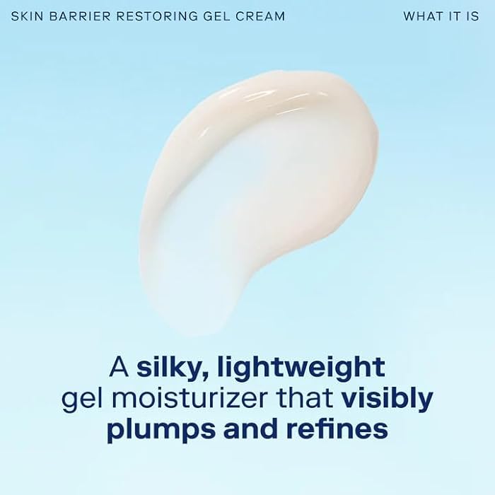 Skinfix Barrier+ Skin Barrier Restoring Gel Cream Mini - 0.5 oz - Hydrating Face Cream for Dry Skin - Strengthens, Visibly Plumps & Firms - Non-Comedogenic - Fragrance Free - Vegan, Cruelty Free - Image 4