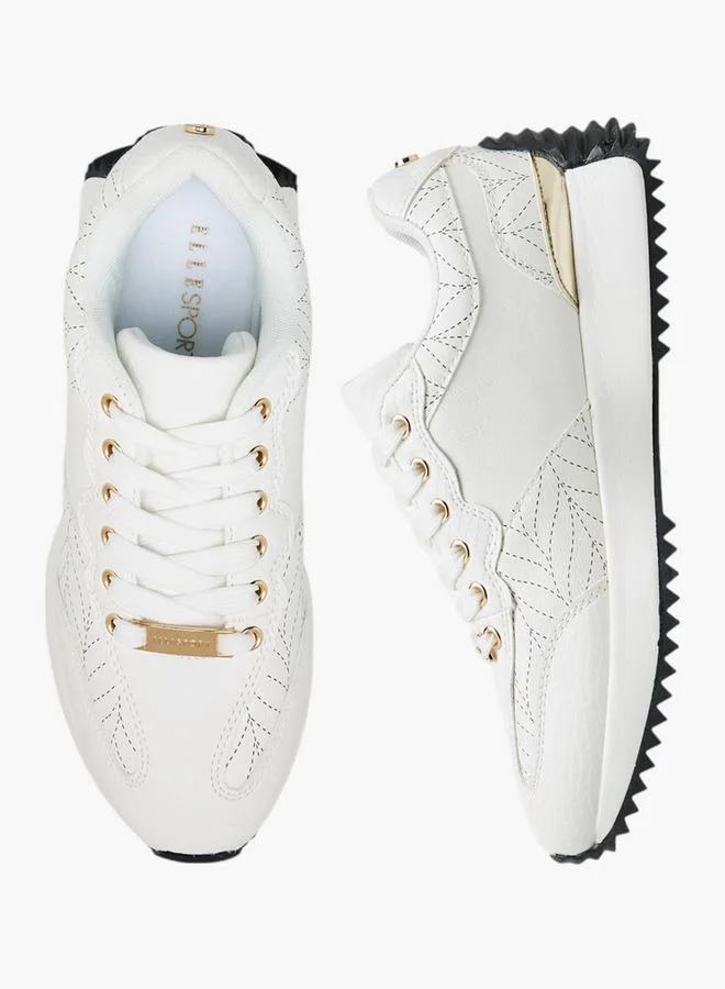 ايل Women'S Panelled Lace-Up Sneakers