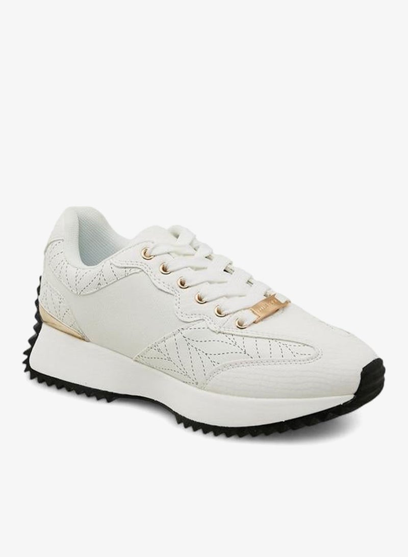 ELLE Women'S Panelled Lace-Up Sneakers - Image 2