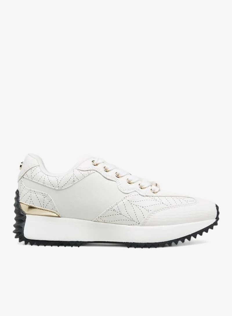 ELLE Women'S Panelled Lace-Up Sneakers