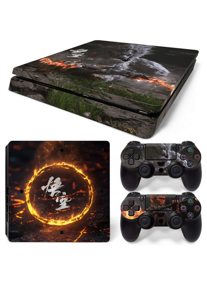 PS4 SLIM Game Machine Full Body Sticker Handle Film Carto Sticker Black Myth Goku Sticker-Color:TN-PS4Slim-8000 - Image 5
