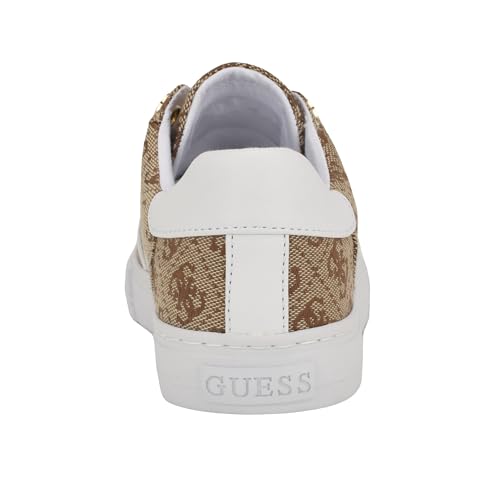GUESS Women's Loven Sneaker, Medium Brown 219, 6.5 - Image 3