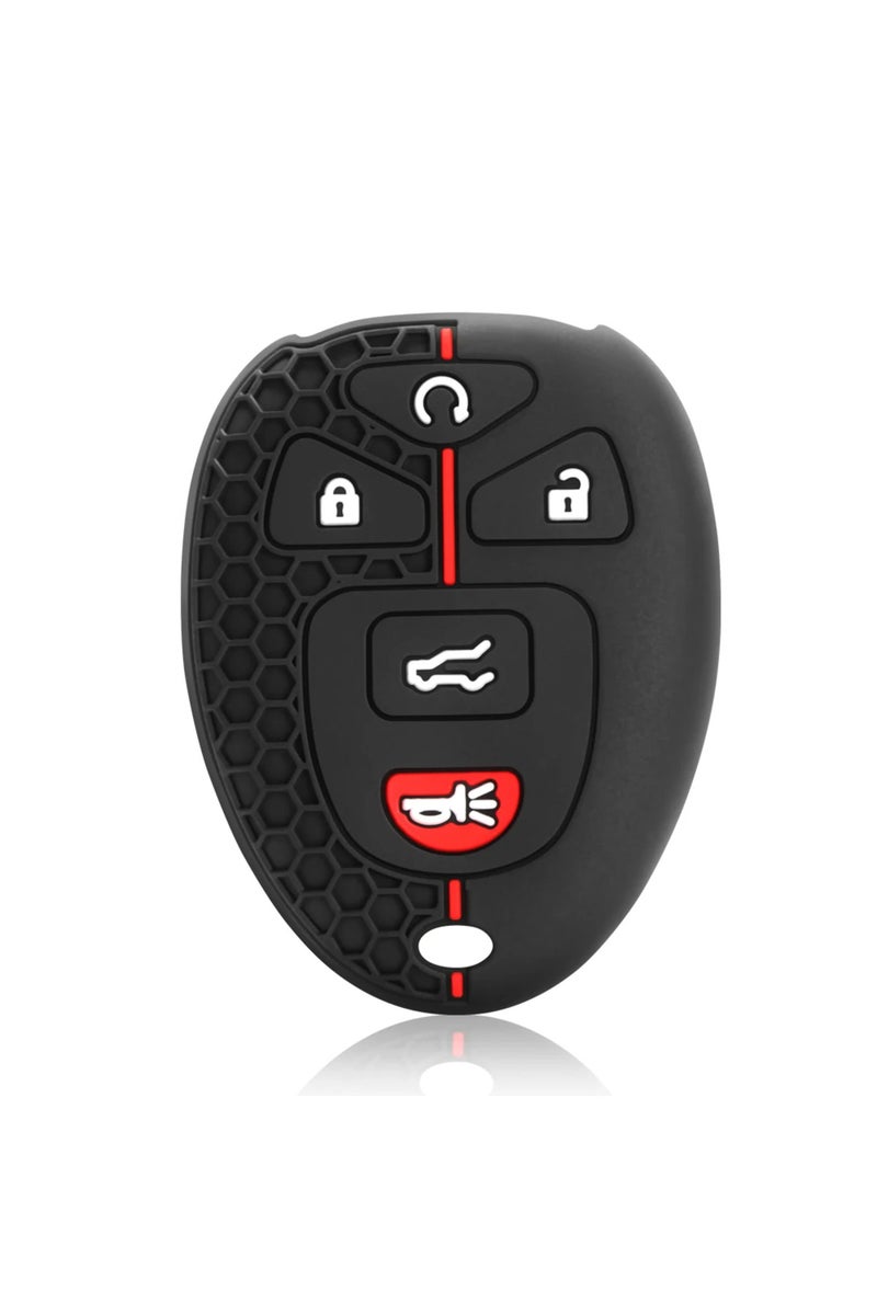 5 Buttons Silicone Remote Car Key Cover For Chevrolet Tahoe Suburban Gmc Yukon For Cadillac Escalade