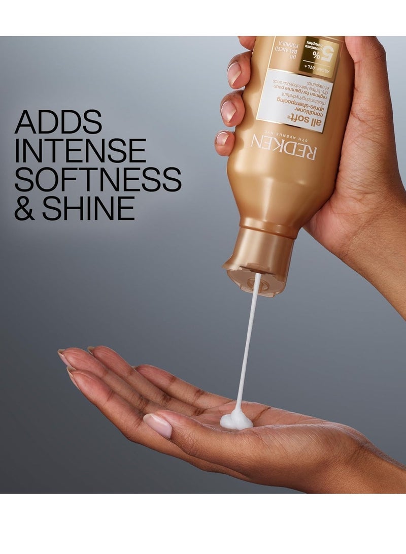 ريدكين ريدكن بلسم جميع السوفت | يرطب ويرطب بعمق | ينعم وينعم ويضيف لمعانا | آمن للشعر المصبوغ | بزيت الأرغان - Image 4