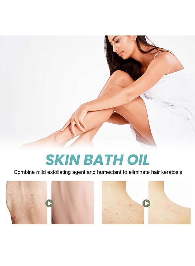 إيلهو زيت استحمام للبشرة ، زيت استحمام البشرة ، ناعم جدا ، حسي ، زيت استحمام أصلي للبشرة ناعم للغاية ، مرطب البشرة ينعم وينعم البشرة ناعمة ، زيت استحمام أصلي للنساء والرجال 100 مل - Image 4