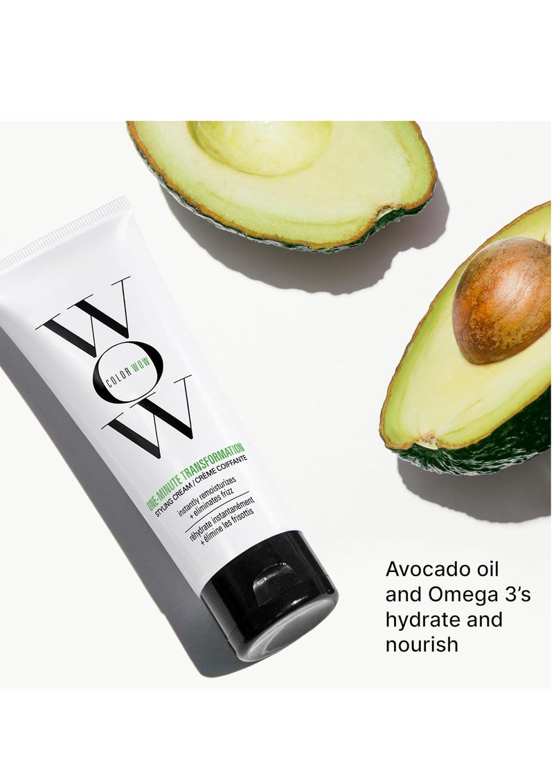 One Minute Transformation Styling Cream, 120ml – Instant Frizz Fix & Smoothing Cream
