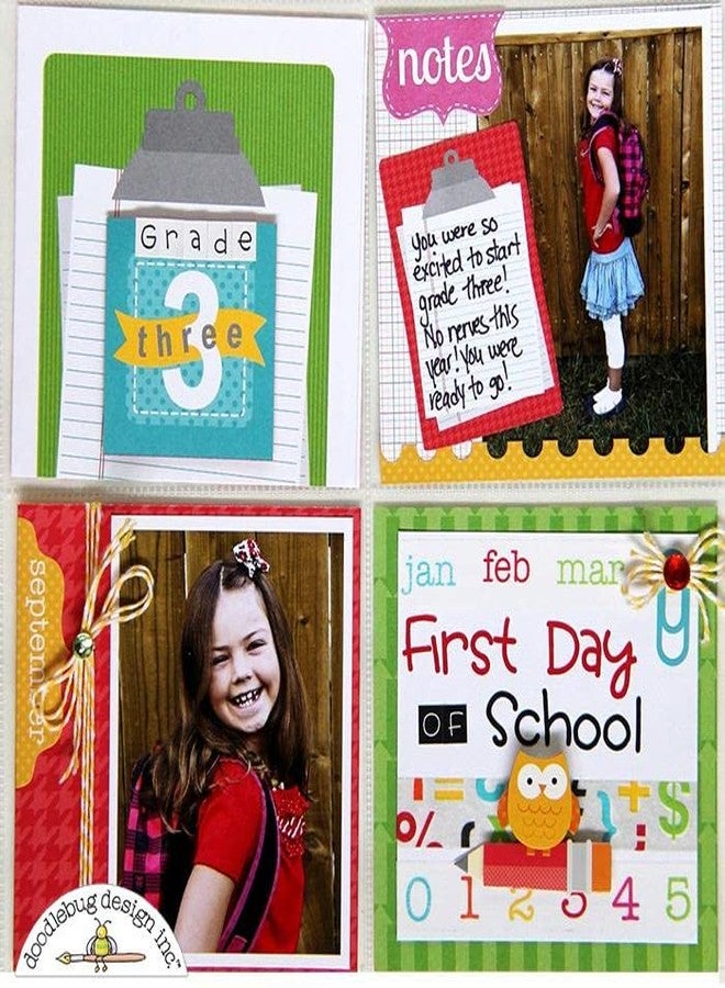 Doodlebug Design Gray Storybook for Scrapbooking Album, 12 by 12-Inch - Image 2