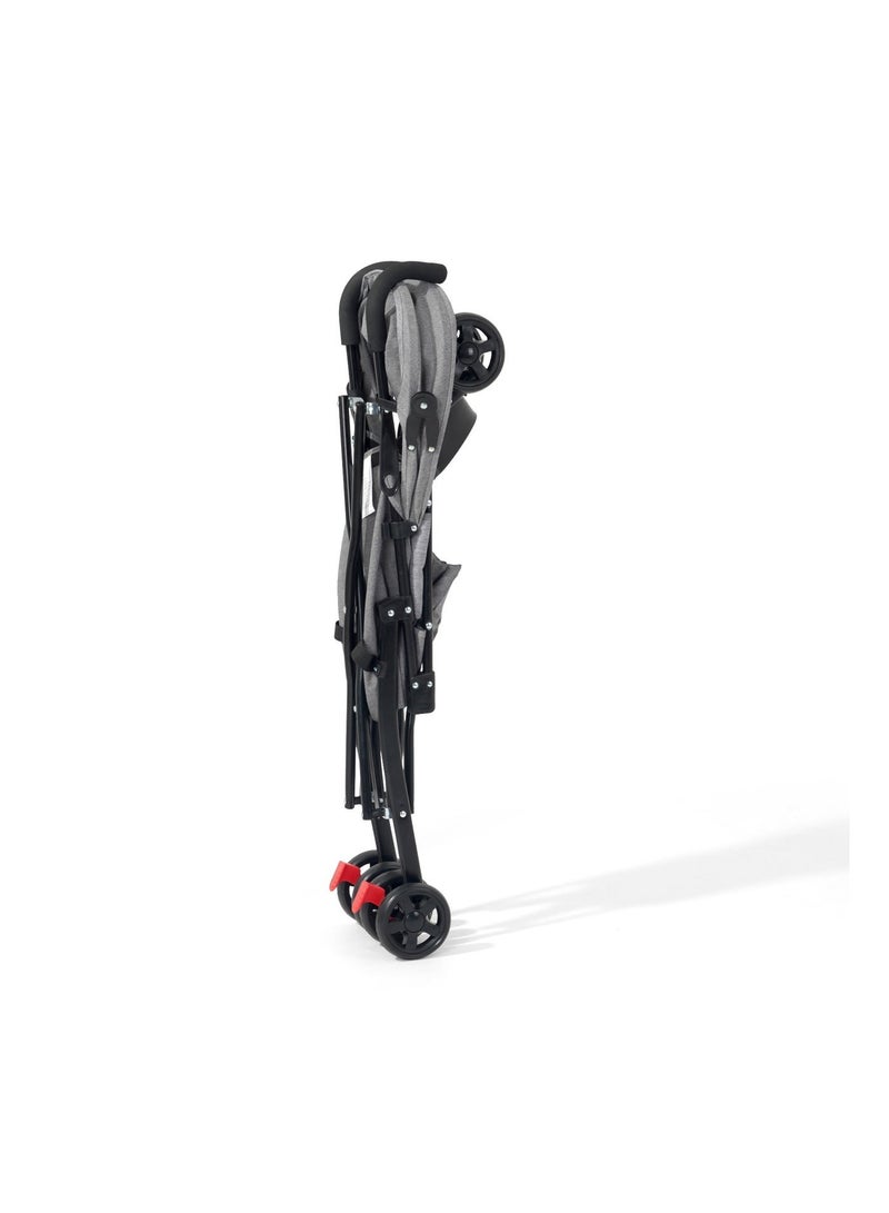 NZONE STORE Baby Zone Lightweight Stroller - Foldable and Easy to Carry for Travel and Shopping - Equipped with a Canopy and Sturdy Double Wheels - Gray - Image 5