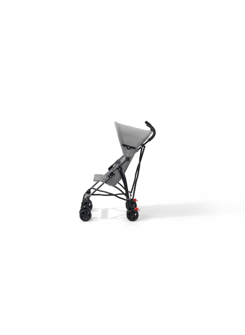 NZONE STORE Baby Zone Lightweight Stroller - Foldable and Easy to Carry for Travel and Shopping - Equipped with a Canopy and Sturdy Double Wheels - Gray - Image 4