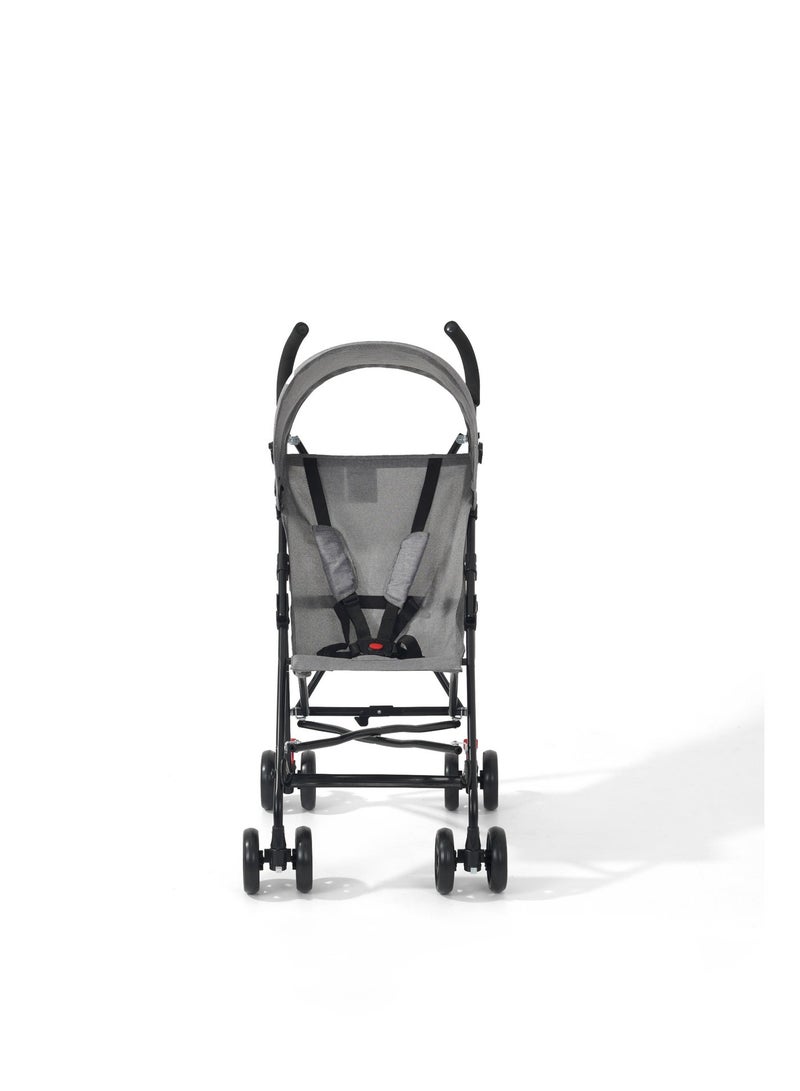 NZONE STORE Baby Zone Lightweight Stroller - Foldable and Easy to Carry for Travel and Shopping - Equipped with a Canopy and Sturdy Double Wheels - Gray - Image 3