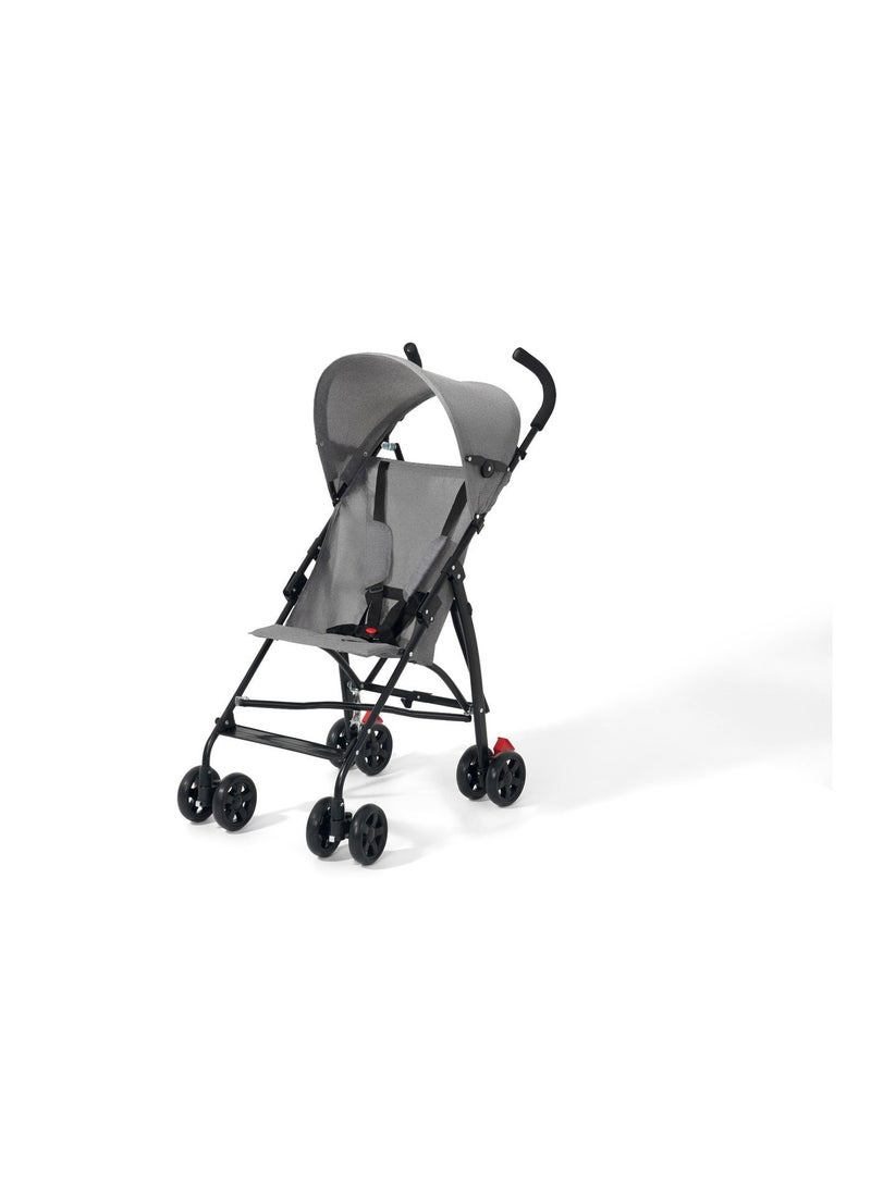NZONE STORE Baby Zone Lightweight Stroller - Foldable and Easy to Carry for Travel and Shopping - Equipped with a Canopy and Sturdy Double Wheels - Gray - Image 2