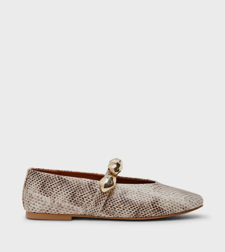 ستيف مادن Poppin Metal Accent Mary Jane Shoes