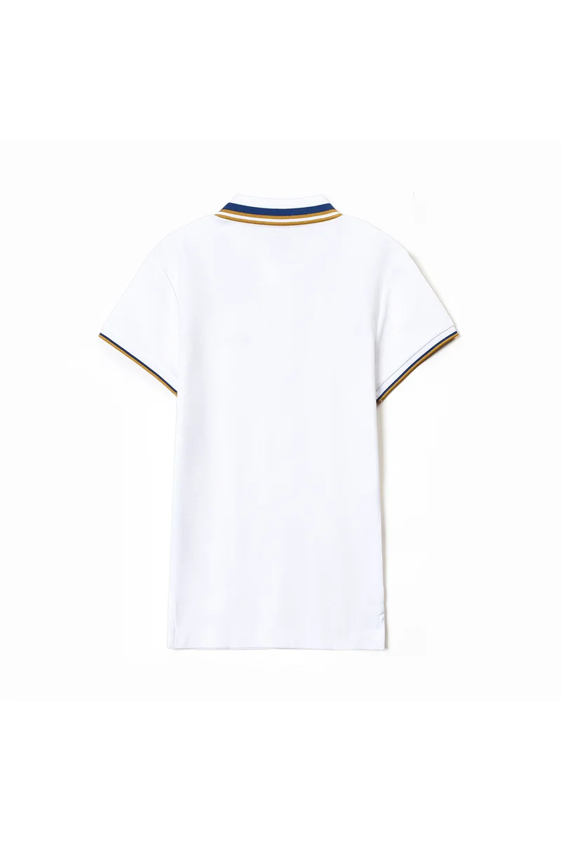 جيوردانو قميص بولو أبيض نسائي