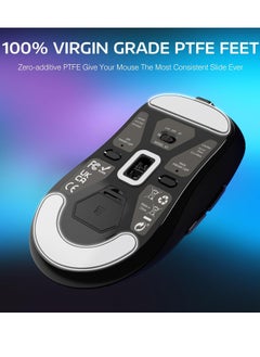 Attack Shark ATTACK SHARK X3 Wireless Gaming Mouse, 49g Ergonomic Computer Mouse, Triple Modes PAW3395 26K DPI Optical Sensor, 200h Battery Life, Programmable Buttons, Gaming Accessories for PC/Laptop/Mac (Black)  - Image 4