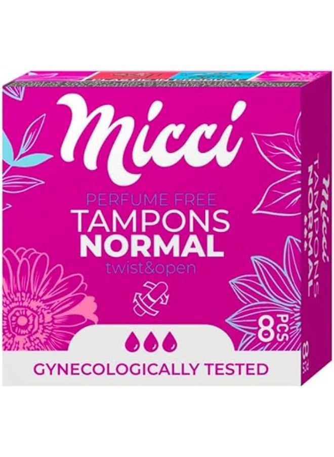 micci micci Normal Tampons - 8 Pieces 