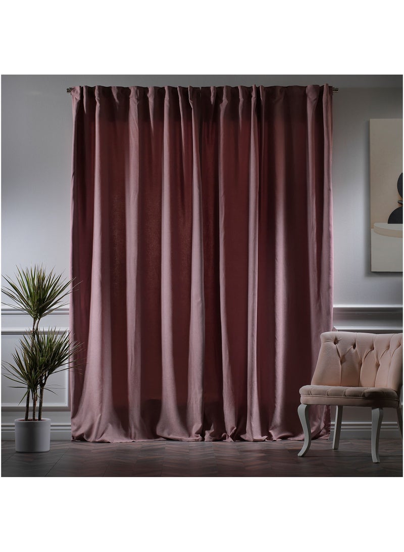 Zeenah Furniture Solid Color Home Decorative Curtains Velvet Look 2 Panels Hanging Back Tap & Rod Pocket Living Room Nursery Room Kitchen Office Windows Home Decoration - Image 2