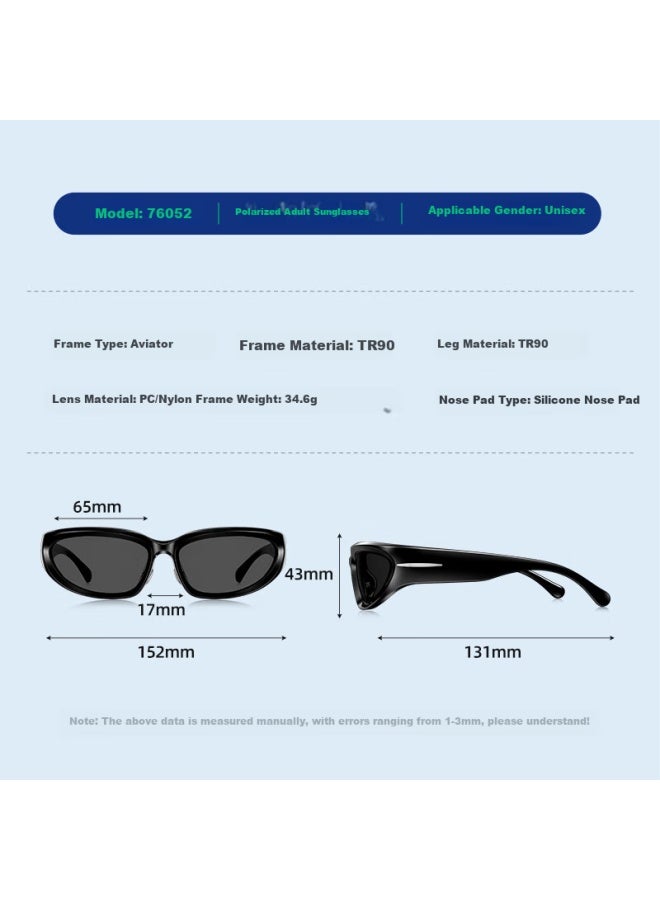 Parim Retro-style Sungl For Women, Y2k Millennium Fashion Men's Outdoor Cycling Sports Sungl 76052 - Image 2