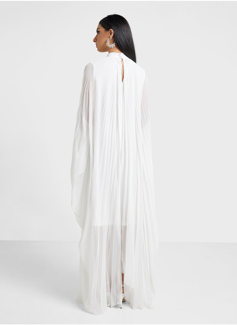 Khizana Pleated High Neck Dress  - Image 2
