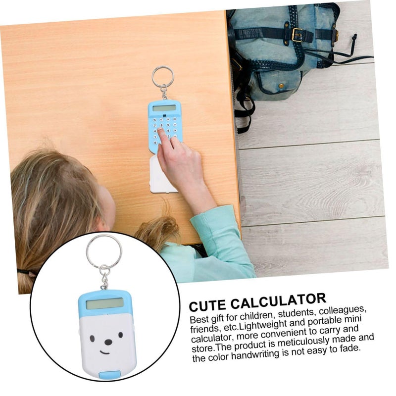 Mipiase 2 Pcs Mini Calculator Lightweight Portable For Students Boys Girls Desktop Office Use - Image 4