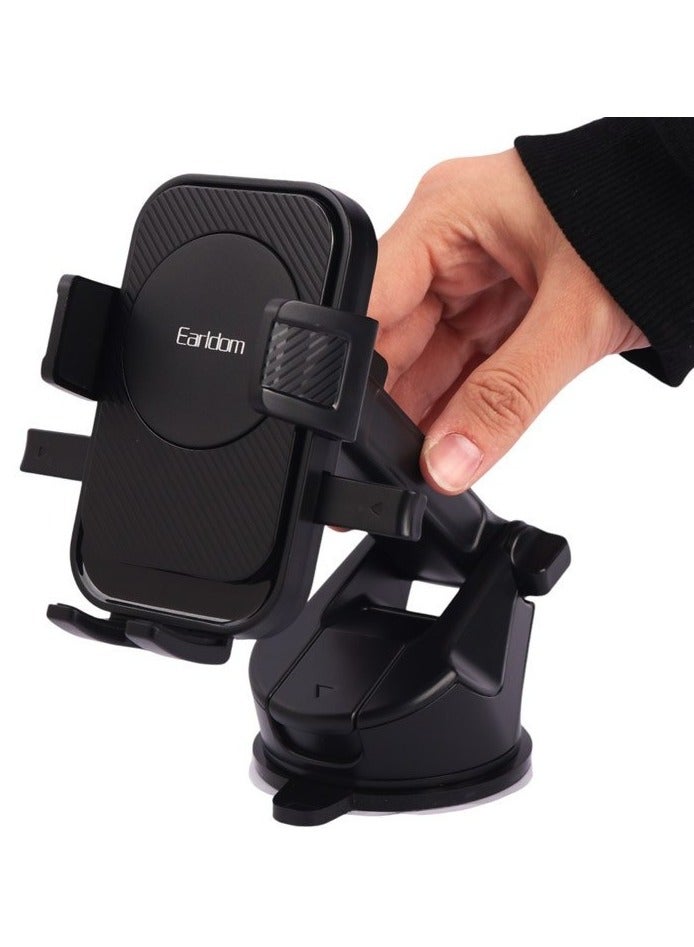 Earldom Earldorn ET-EH263Mobile Phone Car Holder - Black - Image 2