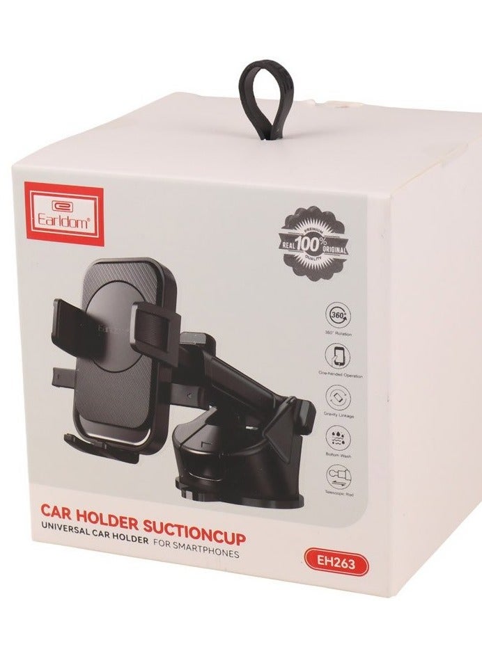 Earldom Earldorn ET-EH263Mobile Phone Car Holder - Black - Image 5