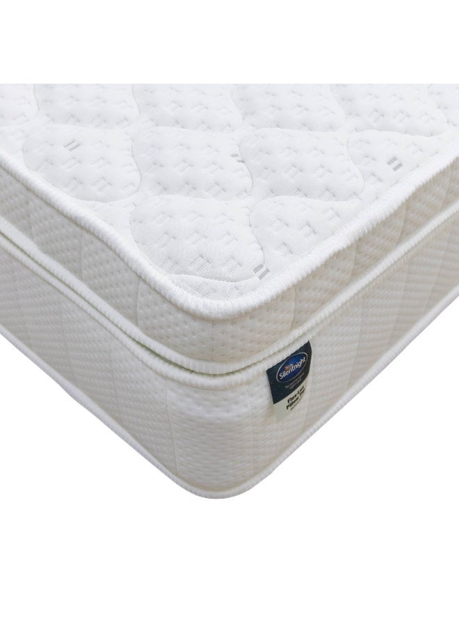 Silentnight Flex-Lux Pillow Top Mattress | Medium-Firm Comfort | Pocket Spring Mattress | One Sided Mattress | Hotel Comfort | Premium Comfort Pillow Top Mattress | Single Size (120x200x32cm) | 30 Nights Trial | 5 Years Guarantee - Image 2