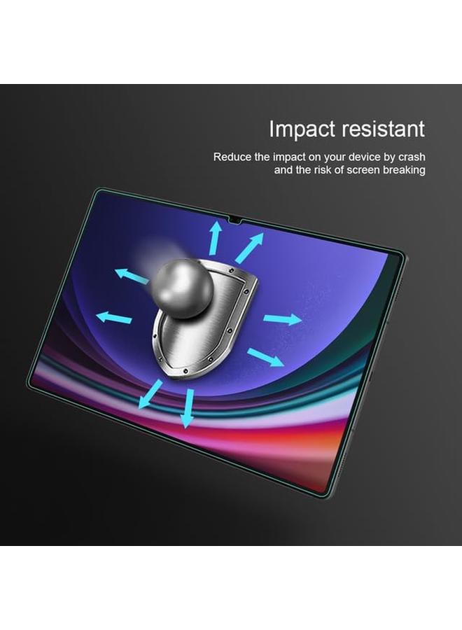 2Pack Compatible For Samsung Galaxy Tab S9 Plus Tab S9 Fe Plus Tab S8 Plus Screen Protector 12.4 Inch Full Screen 9H Hardness Hd Clear Tempered Glass Protector Film Anti Scratch - Image 4