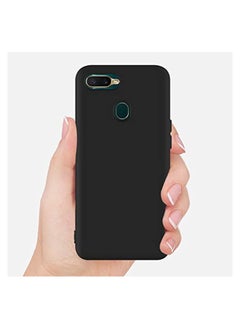 IAF oppo A12 Case Cover Soft TPU Shockproof Slim Soft Silicon Rubberized Matte Cover Case Cover for (oppo A12, Black)  - Image 3