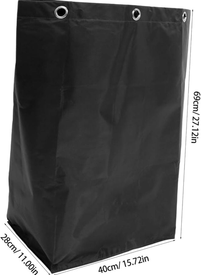 Heavy Duty Cleaning Trolley Bag Replacement Janitorial Storage For Hotels Offices - Image 3