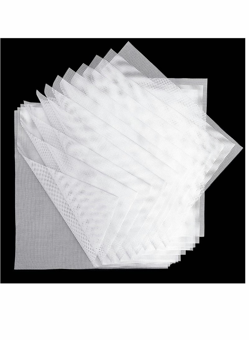 SYOSI Silicone Dehydrator Sheets, Premium Non-Stick Silicone Mesh for Fruit Dehydrator, Dehydrator Sheets Reusable 12 Pack (14 x 14 inch) - Image 1