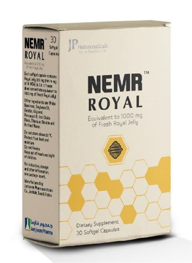 JP Nutraceuticals Tiger Royal Jelly 1000mg 30 Capsules  - Image 1