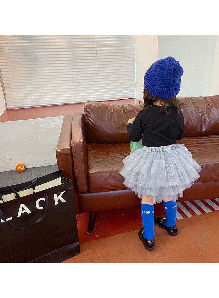 DUNISO 6 Layers Girl's Layered Tutu Skirt Tulle Princess A-Line Mini Skirt Princess Dresses Dance Wear Clothes for Little Girl 110cm - Image 5