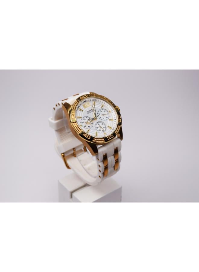 GUESS ساعة كرونوغراف مطاطية للرجال w0366g2-3 - Image 1