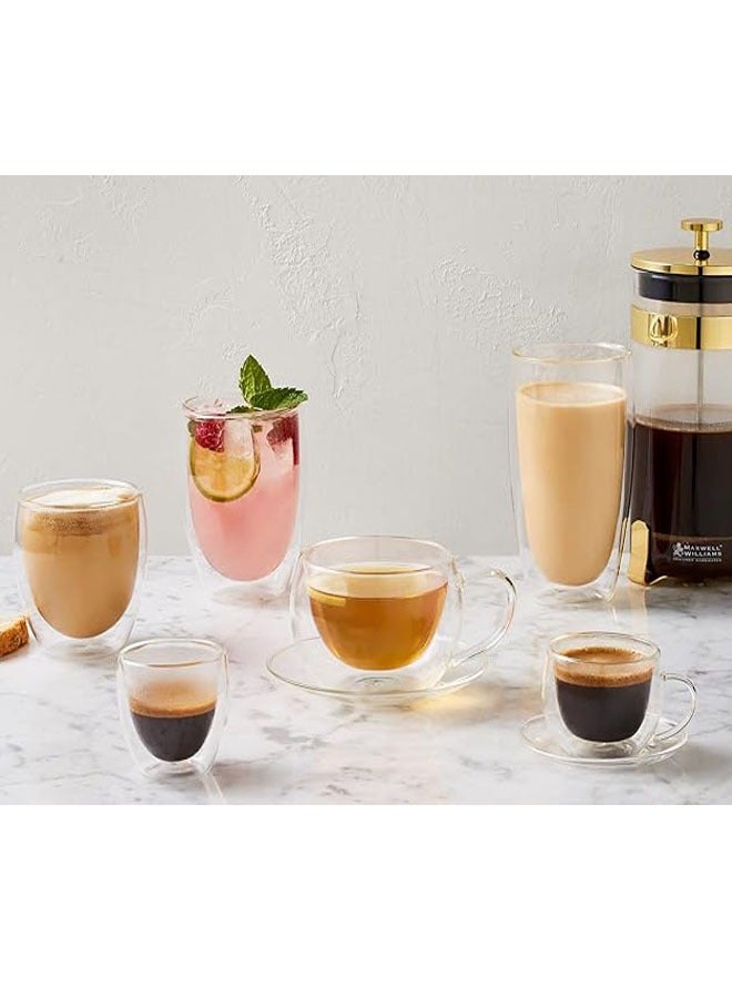 Coffee cups, glass mugs, mugs, household milk cups, juice cups, double insulation  - Image 3