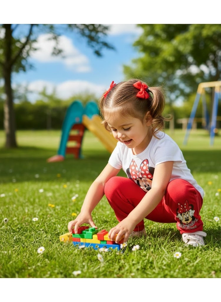 ديزني بنطال رياضي ديزني ميني ماوس للبنات من إنتاج كيدز تي في - Image 3