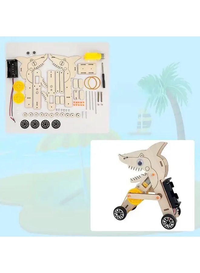 Angry Shark Steam Science Kit With Hot Glue Gun Robot Toy - Image 1