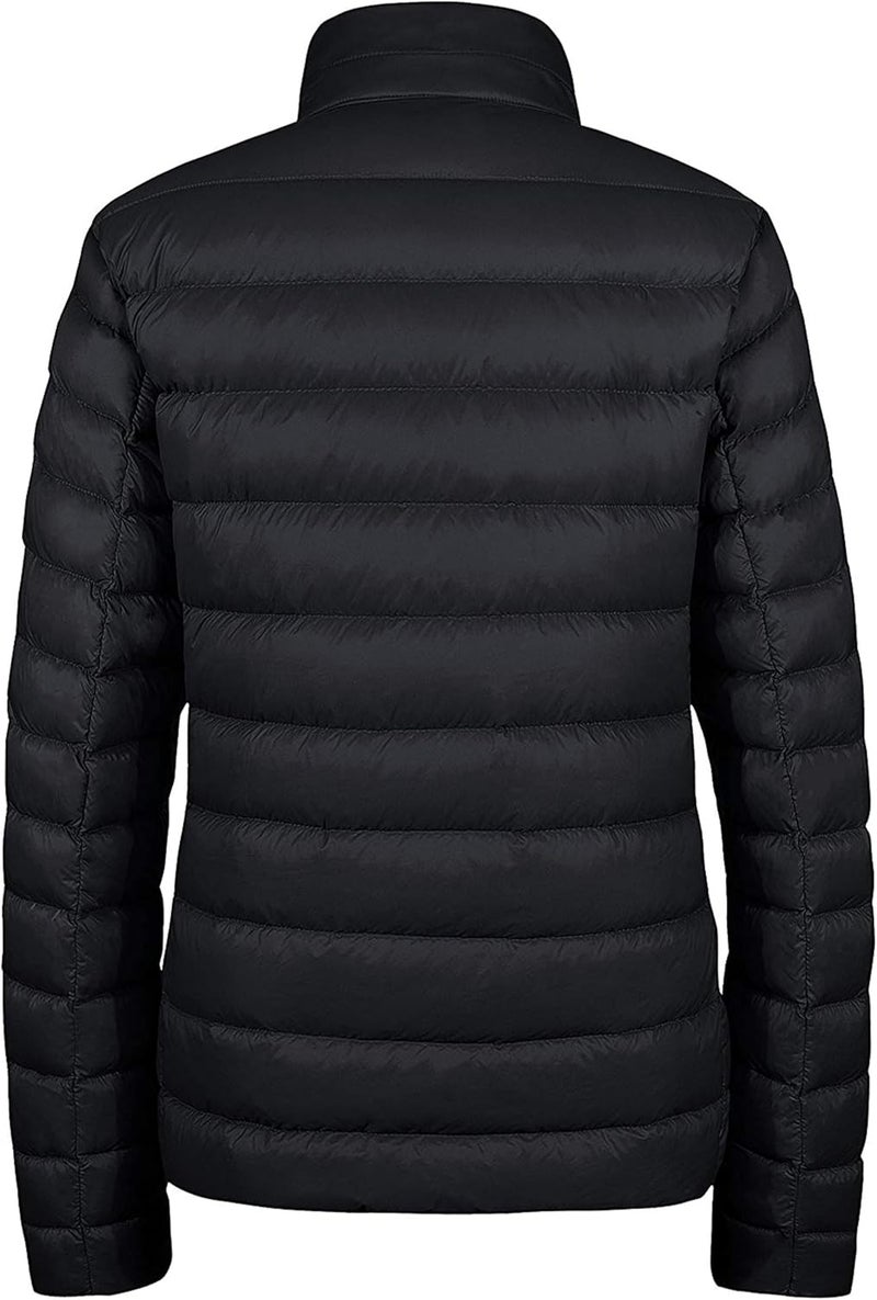 Wantdo Women's Packable Ultra Light Weight Short Down Jacket - Black, XL - Image 3