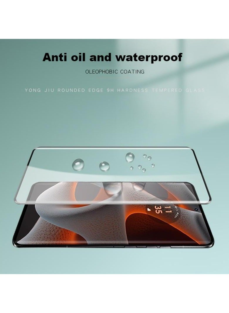 Motorola Edge 50 Pro Screen Protector, Glass Tempered Bubble Free, Anti-Scratch, Anti-Fingerprint, 9H Hardness 3D Curved Edge Screen Protection for Moto Edge 50 Pro Accessories - Image 3