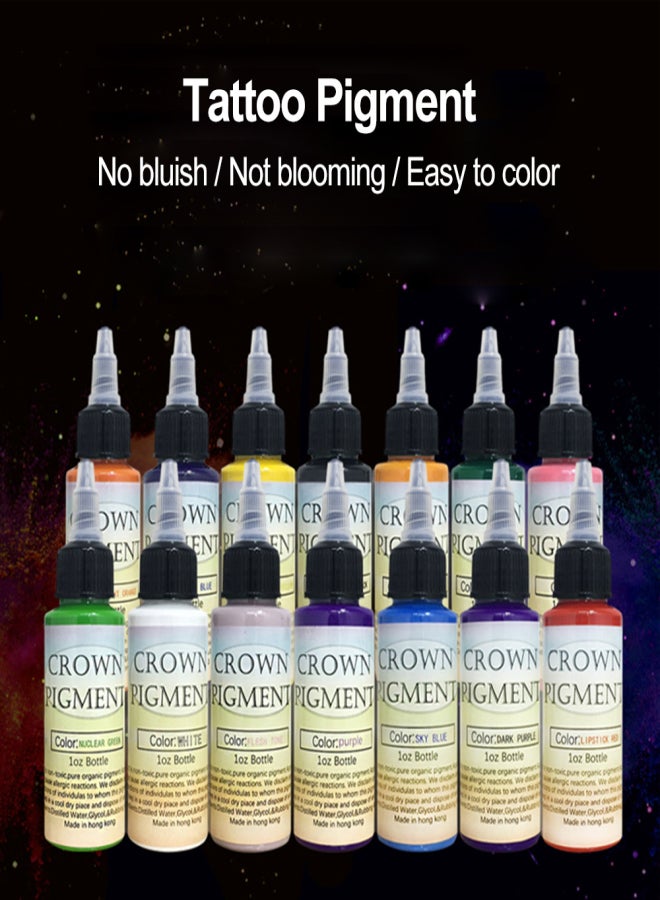 30ml / Bottle Professional T-a-t-t-o-o Makeup T-a-t-t-o-o Ink Body Art T-a-t-t-o-o Pigment - Image 2