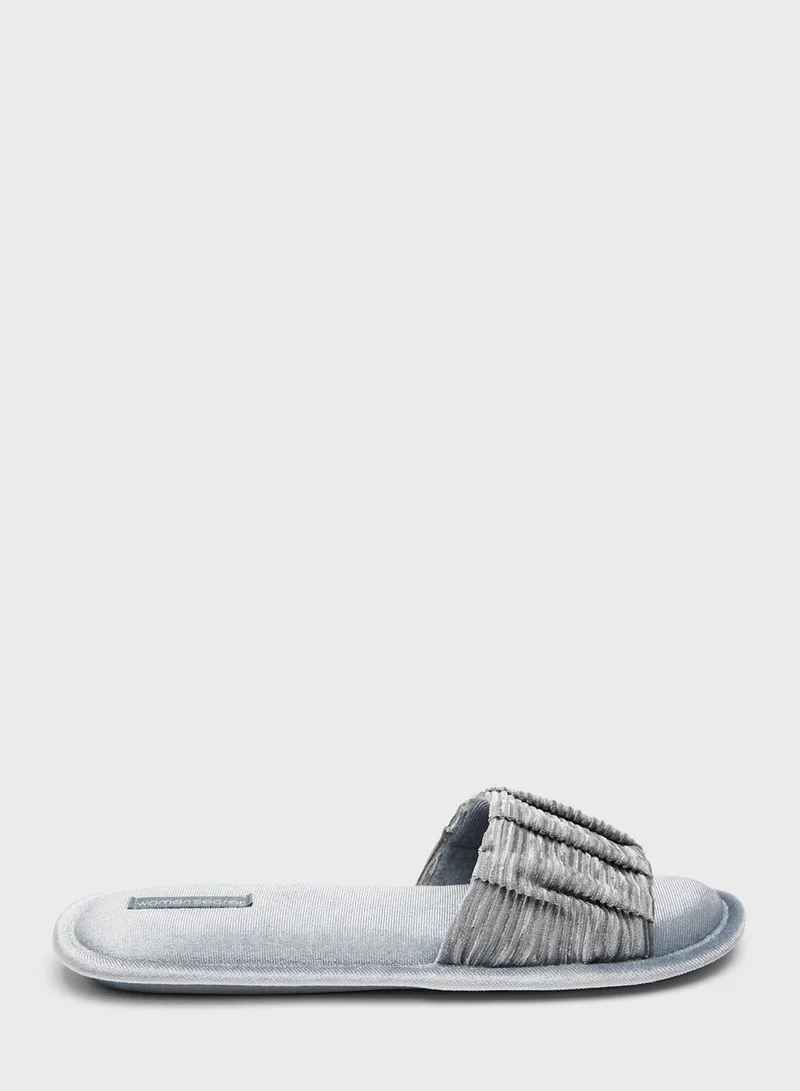 women'secret Plateform Slip Ons Slipper
