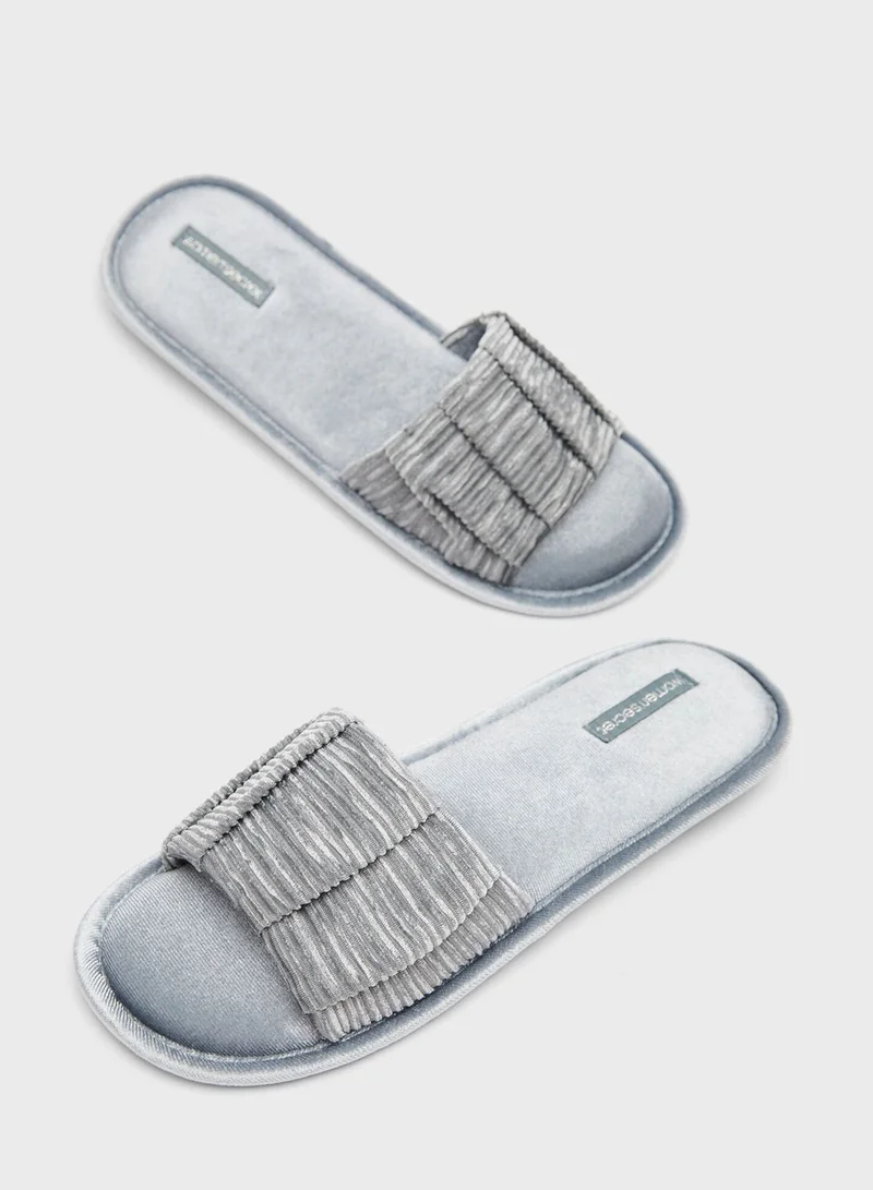 women'secret Plateform Slip Ons Slipper